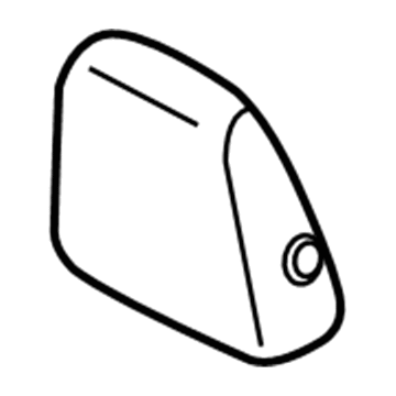 Ford FJ5Z-78611A09-BC Headrest - Cover And Pad