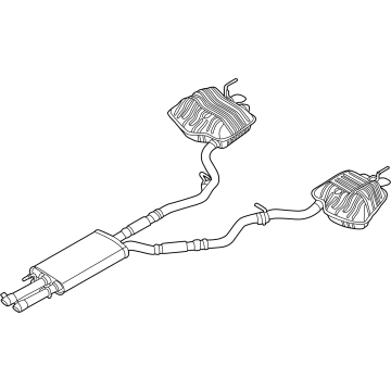 Ford Police Interceptor Utility Exhaust Pipe - L1MZ-5230-E
