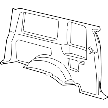 Ford F87Z-9831012-AAA Trim Assembly - Quarter