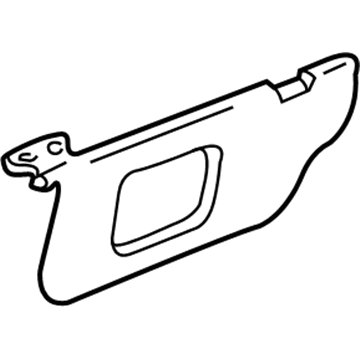 2004 Mercury Sable Sun Visor - 4F1Z-5404105-FAA