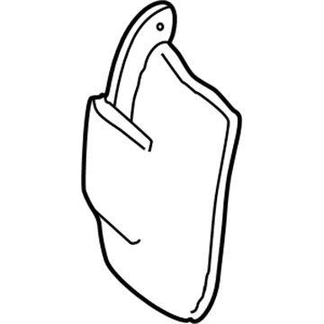 2008 Ford Explorer Mud Flaps - 6L2Z-16A550-AA