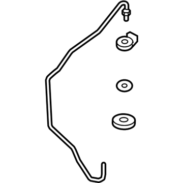 Lincoln Nautilus Automatic Transmission Oil Cooler Line - F2GZ-7R081-P