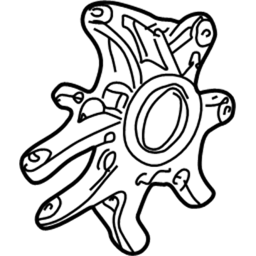 2002 Ford Thunderbird Wheel Hub - 6W4Z-1109-AA