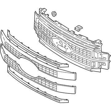 2017 Ford F-250 Super Duty Grille - HC3Z-8200-EA