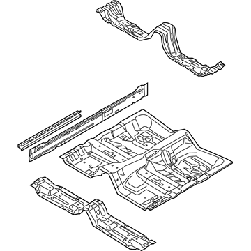 Mercury Floor Pan - 2W7Z5411135BA