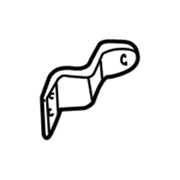 E7TZ-1329954-A Ford Glass Hinge Illustration 1 of 1