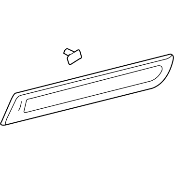 2005 Mercury Mariner Door Moldings - 5E6Z-7820878-AAPTM