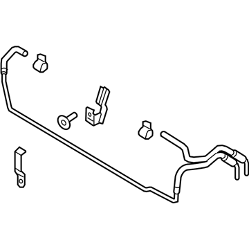 Lincoln Nautilus Automatic Transmission Oil Cooler Line - F2GZ-7R081-G
