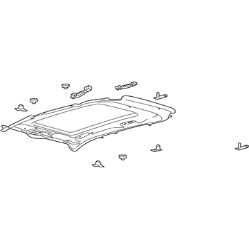 Ford FT4Z-5851916-DB Headlining - Roof