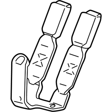 2002 Mercury Sable Seat Belt - YF1Z-74600A38-AAC