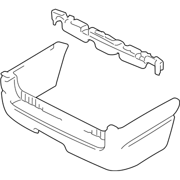 2004 Ford Expedition Bumper - 3L1Z-17K835-GAB