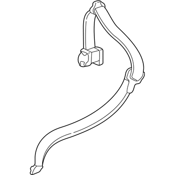 Ford Freestyle Seat Belt - 6F9Z-74611B69-CB