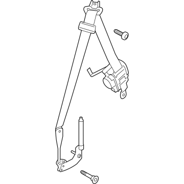 Ford Mustang Seat Belt - JR3Z-76611B08-AA