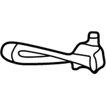 F87Z-78434A14-AAD Ford Luggage Compartment Handle Illustration 1 of 1