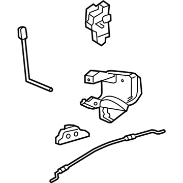 Ford F-450 Super Duty Door Latch Assembly - BC3Z-25219A65-AA
