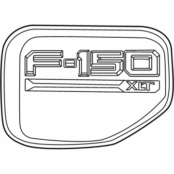 Ford F-150 Lightning Emblem - NL3Z-16720-AJ
