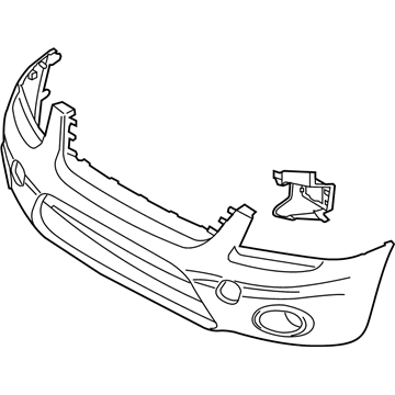 2010 Ford Transit Connect Bumper - 9T1Z-17D957-EB