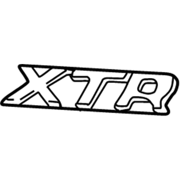 1L3Z-8425622-BBK Ford Name Plate Illustration 1 of 1