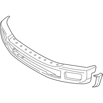 Ford F-250 Super Duty Bumper - HC3Z-17757-HPTM