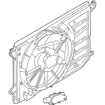 Ford RF-307 Motor And Fan Assembly - Engine Cooling
