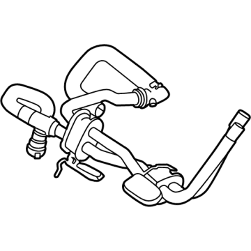 Ford Bronco Radiator Hose - MB3Z-18472-J