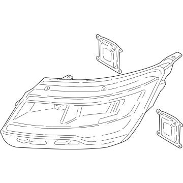 2022 Lincoln Corsair Headlight - LJ7Z-13008-L