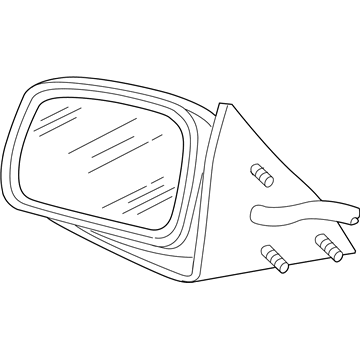 Mercury Grand Marquis Car Mirror - 4W7Z-17683-AB