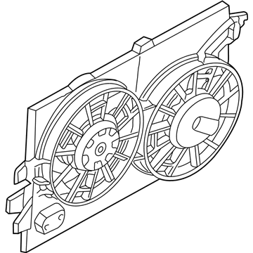 Ford Focus Engine Cooling Fan - 1S4Z-8C607-CC