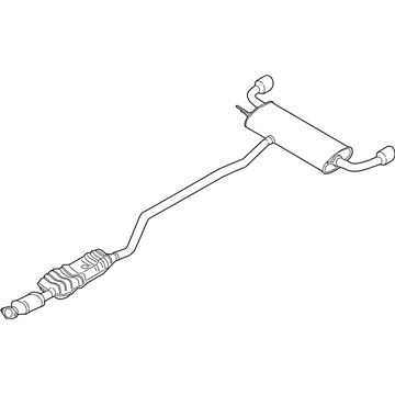 Ford Edge Exhaust Pipe - K2GZ-5F250-D