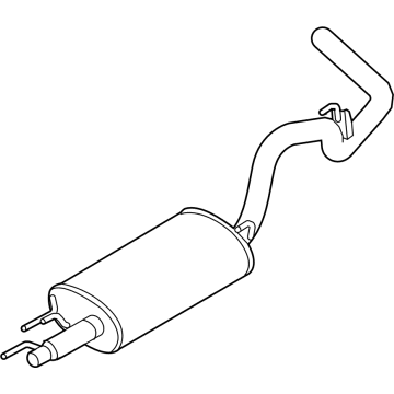 Ford F-150 Muffler - JL3Z-5230-A