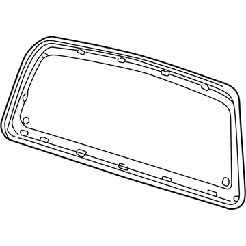 2002 Ford Explorer Sport Trac Weather Strip - 1L5Z-3540557-AA