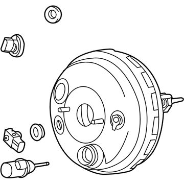BRB-66 Ford Brake Booster Assembly Illustration 1 of 1