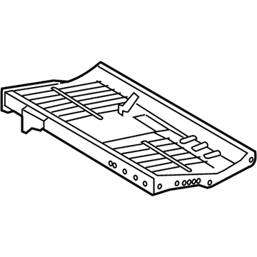 Ford 8L2Z-7863160-A Frame And Spring - Rear Seat Cushion