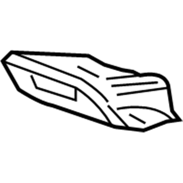 Ford 6W1Z-5404810-AB Ash Receptacle And Housing Assembly