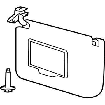 Ford FL3Z-1504104-AA Sun Visor Assembly