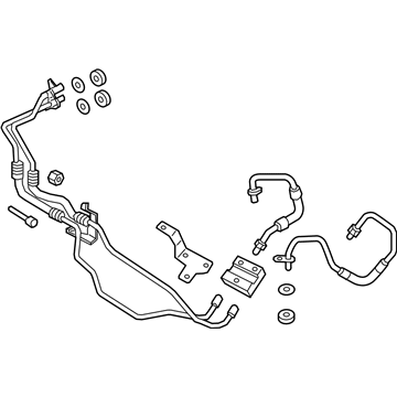 Ford Oil Cooler Hose - GV6Z-7R081-G