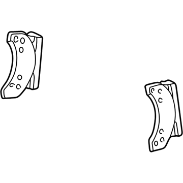 YU2Z-2V001-BA Ford Pad Illustration 1 of 1