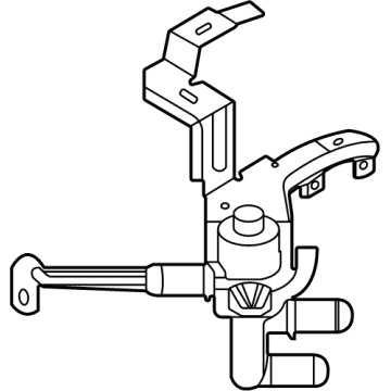 Ford Escape Heater Control Valve - LX6Z-8C605-A