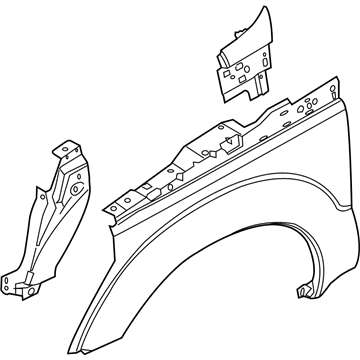 Ford F-350 Super Duty Fender - BC3Z-16005-B