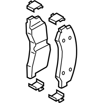 2018 Ford F-150 Brake Pads - JL3Z-2001-A