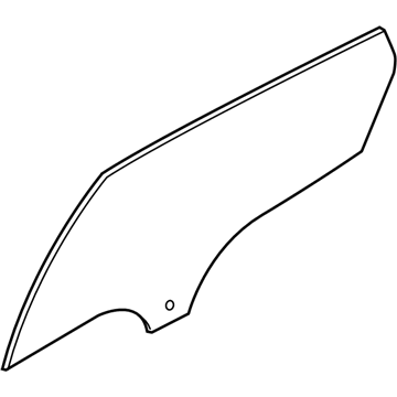 BM5Z-5825712-A Ford Rear Door Glass Illustration 1 of 1