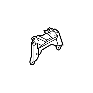 Ford JK2Z-99044F80-A Radio Bracket Assembly