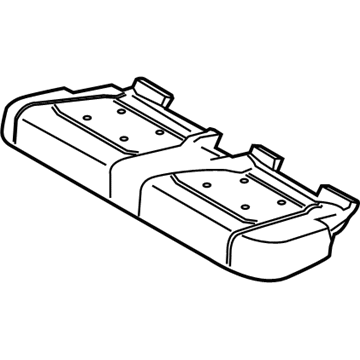Ford FL3Z-1663841-E Rear Seat Cushion Pad