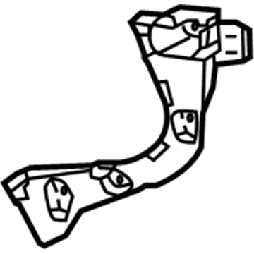 Ford F1EZ-17D948-F Bracket - Bumper Mounting