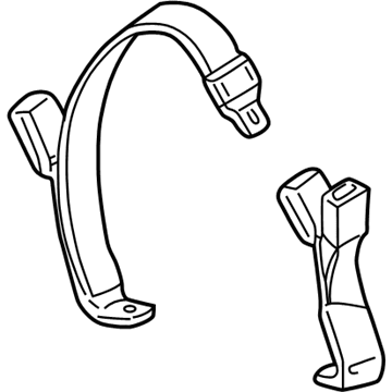2004 Mercury Sable Seat Belt - 4F1Z-7460044-AAB