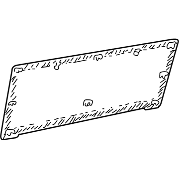 Ford F6DZ-7460938-AB Back Panel F6DZ-7460938-AB Ford Back Panel Illustration 1 of 1