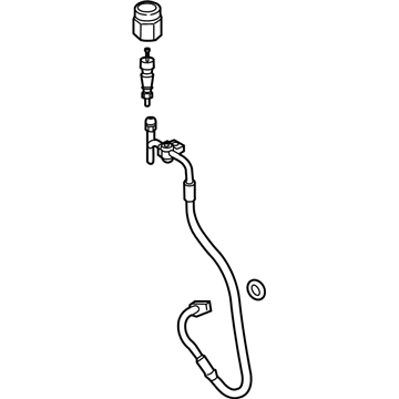 Ford Fiesta A/C Hose - C1BZ-19972-F