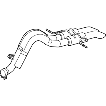 Ford Bronco Exhaust Pipe - NB3Z-5202-A