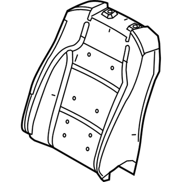 Ford FG1Z-5464811-P Seat Back Pad