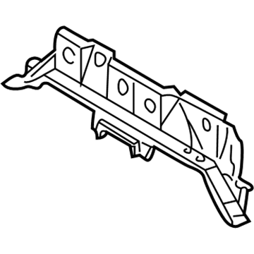 YS4Z-5410692-AA Ford Cross Member Assembly Illustration 1 of 1